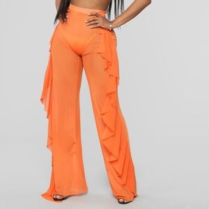 Sunshine see through cover up pant
